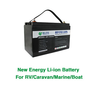 1280Wh 12V 100Ah LFP lifepo4のキャラバン電池のパック任意Bluetooth